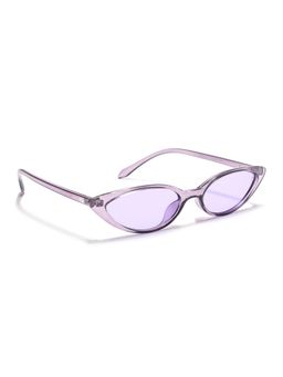 Eyejack - Women UV Protected Cat Eye Purple Lens Sunglasses - 5083CL1236 (55)