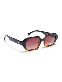 Eyejack - Unisex UV Protected Square Brown Lens Sunglasses - 5088CL1260 (50)