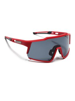 Eyejack - Unisex UV Protected Wrap Grey Lens Sunglasses - 5542CL1295 (72)