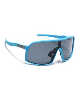 Eyejack - Unisex UV Protected Wrap Grey Lens Sunglasses - 5606CL1299 (70)
