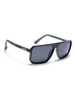 Eyejack - Unisex Polarized UV Protected Square Grey Lens Sunglasses - 6227PCL1115 (58)