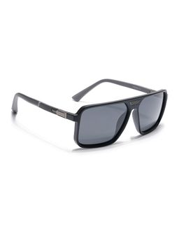 Eyejack - Unisex Polarized UV Protected Square Grey Lens Sunglasses - 6227PCL1116 (58)