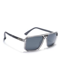 Eyejack - Unisex Polarized UV Protected Square Grey Lens Sunglasses - 6227PCL1118 (58)