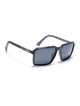 Eyejack - Unisex Polarized UV Protected Square Grey Lens Sunglasses - 6229PCL1120 (58)