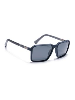 Eyejack - Unisex Polarized UV Protected Square Grey Lens Sunglasses - 6229PCL1123 (58)