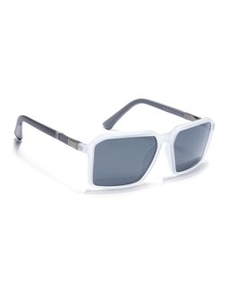 Eyejack - Unisex Polarized UV Protected Square Grey Lens Sunglasses - 6229PCL1125 (58)