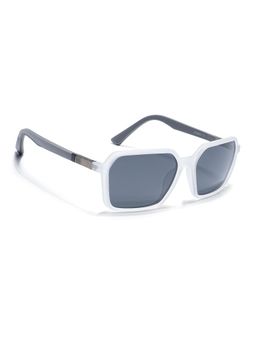 Eyejack - Unisex Polarized UV Protected Square Grey Lens Sunglasses - 6231PCL1131 (58)