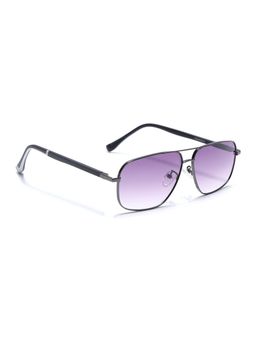 Eyejack - Unisex UV Protected Rectangle Purple Lens Sunglasses - 7035CL2126 (59)