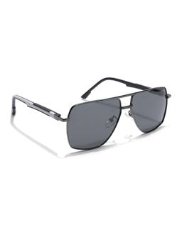Eyejack - Unisex Polarized UV Protected Aviator Grey Lens Sunglasses - 8015PCL753 (58)