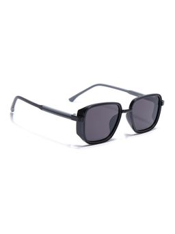 Eyejack - Unisex UV Protected Square Grey Lens Sunglasses - 80809CL2128 (55)
