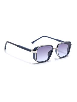 Eyejack - Unisex UV Protected Square Purple Lens Sunglasses - 80809CL2130 (55)
