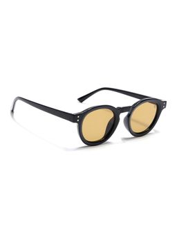 Eyejack - Unisex UV Protected Round Yellow Lens Sunglasses - 89290CL2189 (48)