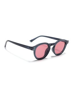 Eyejack - Unisex UV Protected Round Pink Lens Sunglasses - 89290CL2190 (48)