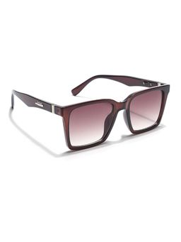 Eyejack - Unisex UV Protected Square Brown Lens Sunglasses - 90150CL757 (52)