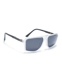 Eyejack - Unisex Polarized UV Protected Wayfarer Grey Lens Sunglasses - 91127PCL1136 (57)