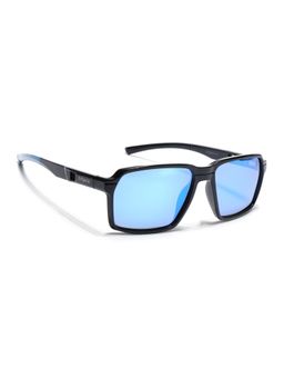 Eyejack - Unisex Polarized UV Protected Wayfarer Blue Lens Sunglasses - 91141PCL1144 (58)