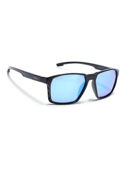 Eyejack - Unisex Polarized UV Protected Square Blue Lens Sunglasses - 91143PCL1149 (56)