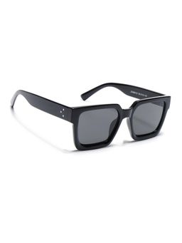Eyejack - Unisex UV Protected Square Grey Lens Sunglasses - 98018CL1152 (56)