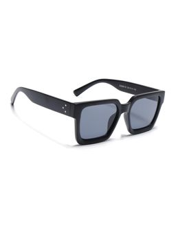 Eyejack - Unisex UV Protected Square Grey Lens Sunglasses - 98018CL1153 (56)