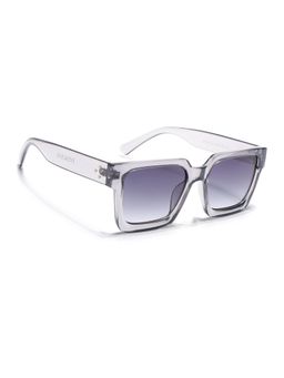 Eyejack - Unisex UV Protected Square Grey Lens Sunglasses - 98018CL1155 (56)