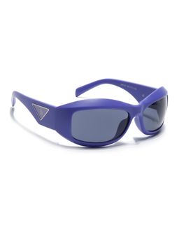 Eyejack - Unisex UV Protected Wrap Grey Lens Sunglasses - 98036CL1082 (58)