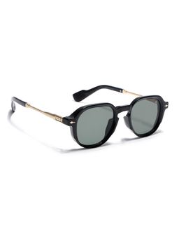 Eyejack - Unisex UV Protected Wayfarer Green Lens Sunglasses - W6068CL2218 (48)