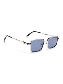 Eyejack - Unisex Polarized UV Protected Rectangle Blue Lens Sunglasses - WS1411PCL2195 (52)