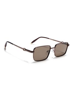 Eyejack - Unisex Polarized UV Protected Rectangle Brown Lens Sunglasses - WS1411PCL2197 (52)