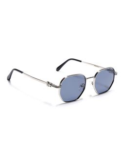 Eyejack - Unisex Polarized UV Protected Wayfarer Blue Lens Sunglasses - WS1419PCL2206 (51)