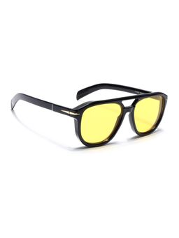 Eyejack - Unisex UV Protected Wayfarer Yellow Lens Sunglasses - ZN3682CL2160 (56)