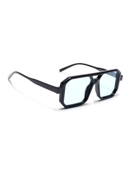 Eyejack - Unisex UV Protected Hexagonal Blue Lens Sunglasses - ZN3903CL2163 (53)