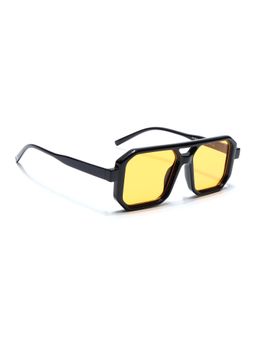 Eyejack - Unisex UV Protected Hexagonal Orange Lens Sunglasses - ZN3903CL2164 (53)