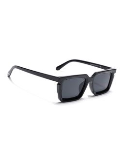 Eyejack - Unisex UV Protected Rectangle Grey Lens Sunglasses - ZN3908CL2166 (52)