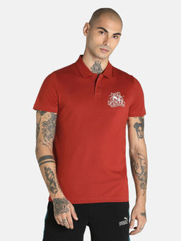Puma - Kl Graphic Polo Men Red Polo