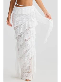 Bee Boe - Siren White Lace Skirt