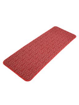 Saral Home - Cotton Anti-Skid Bedside Runner-Red-45X120 Cm
