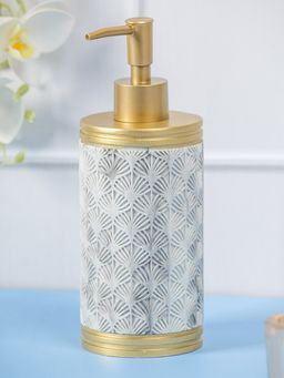Voncasa - Soap Dispenser, Grey & Gold To (375ml)