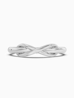 ALOKKI - Sterling Silver Plated Infinity Ring