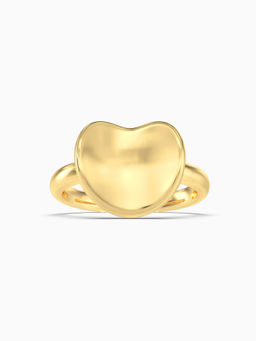 ALOKKI - Sterling Silver with Gold Plated Beans Design Wire Ring