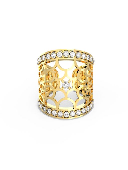 ALOKKI Boho Dream Sterling Silver with Gold Plated Ring