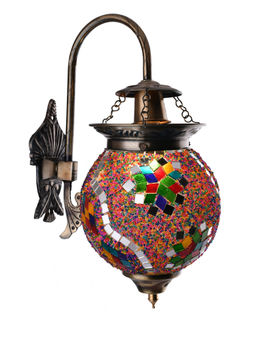 Homesake - Turkish Glass Wall Bracket Portuguese Multi