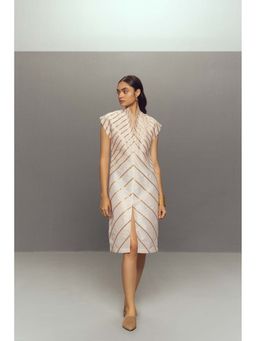 Zaitra - White Ripple Dress