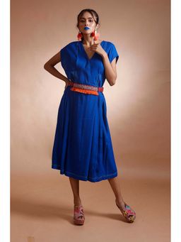 Firki by Sweta - Blue Azure Fringe Dress