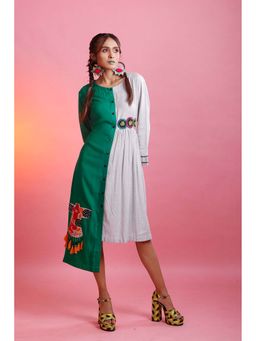 Firki by Sweta - Green Asymmetric Dress