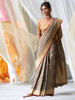 Fabindia - Silk Banarasi Woven Sari