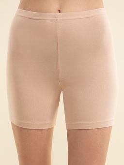 Nykd by Nykaa - Stretch Cotton Cycling Shorts-SKIN-NYP083