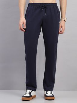 Monte Carlo - Men's Navy Blue Regular Fit Solid Trackpant