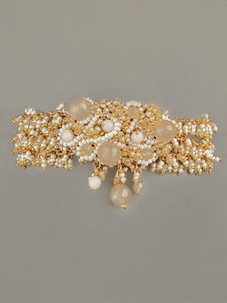 House of D'oro - Designer Gold Bracelet Studded with Semi Precious Stones