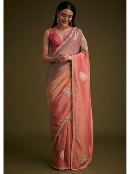KALKI FASHION - Triple Shaded Saree with Unstitched Blouse
