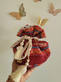 Misfit Panda - Multi Printed Potli